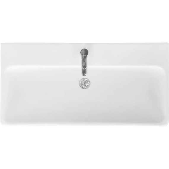 Тумба подвесная с раковиной Акватон Оливия 90 см 1A254401OLVG0, бежевый/дуб веллингтон фото 8