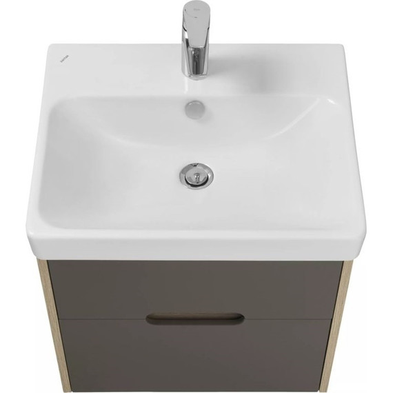 Тумба подвесная с раковиной Акватон Оливия 55 см 1A254201OLUG0, серый/дуб ойстер - 5 Тумба подвесная с раковиной Акватон Оливия 55 см 1A254201OLUG0, серый/дуб ойстер фото 5