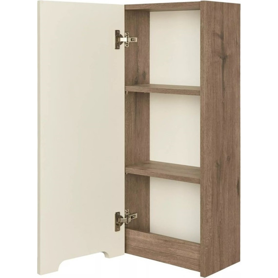 Шкаф подвесной Акватон Оливия 35 см 1A254703OLVGL, бежевый/дуб веллингтон фото 2