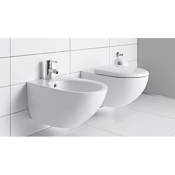 Унитаз подвесной Duravit Architec Rimless 45720900A1 с крышкой микролифт - 2 Унитаз подвесной Duravit Architec Rimless 45720900A1 с крышкой микролифт фото 2