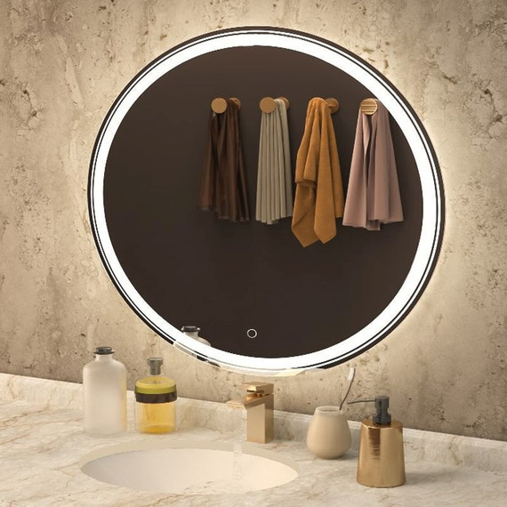 Зеркало Azario Olivia Led 80 см фото 2