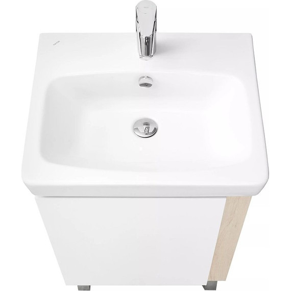 Тумба напольная с раковиной Акватон Кантри 55 см 1A257601AHB20, белый глянцевый/дуб верона - 4 Тумба напольная с раковиной Акватон Кантри 55 см 1A257601AHB20, белый глянцевый/дуб верона фото 4