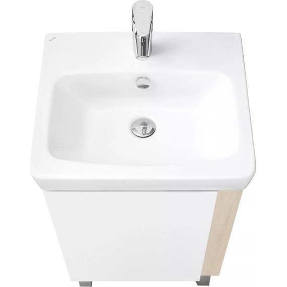 Тумба напольная с раковиной Акватон Кантри 50 см 1A257801AHB20, белый глянцевый/дуб верона - 4 Тумба напольная с раковиной Акватон Кантри 50 см 1A257801AHB20, белый глянцевый/дуб верона фото 4