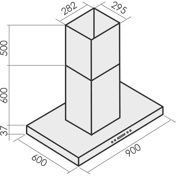 Вытяжка MBS Salvia 190 island inox - 2 Вытяжка MBS Salvia 190 island inox фото 2