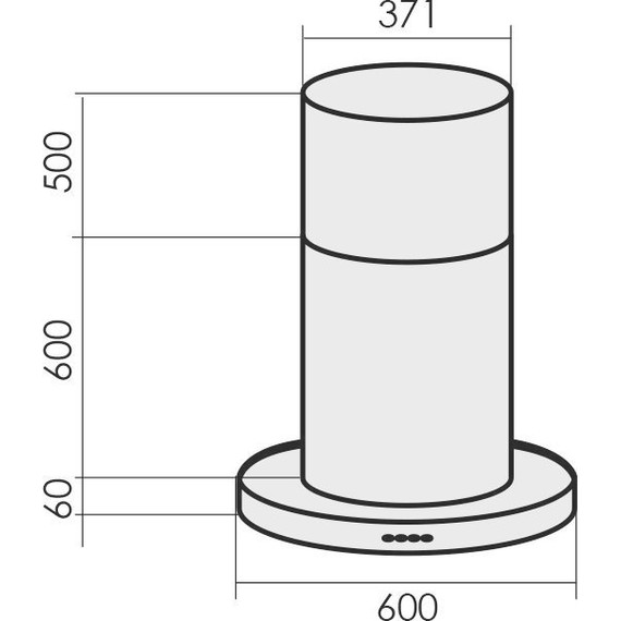 Вытяжка MBS Zebrina 160 island inox - 2 Вытяжка MBS Zebrina 160 island inox фото 2