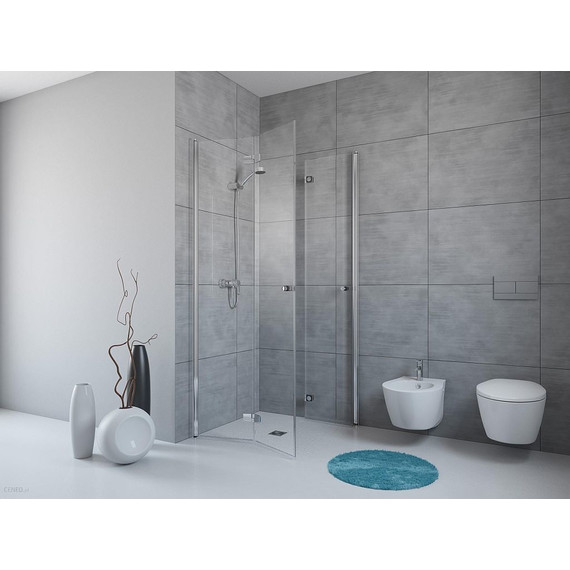 Душевое ограждение Radaway Fuenta New KDD-B 100x90 см, хром/прозрачное фото 2