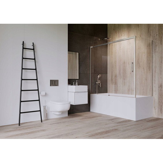 Шторка для ванны Radaway Idea PN DWJ + S 150x80 см L, хром/прозрачное фото 2