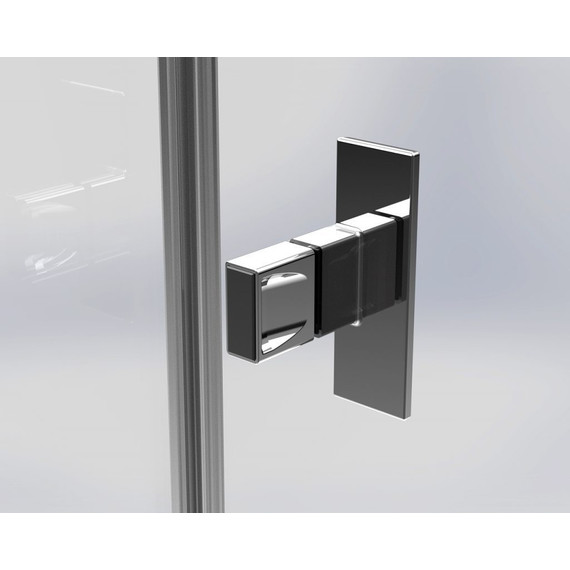 Душевое ограждение Radaway Nes DWD+2S 120x80 см, хром/прозрачное фото 4