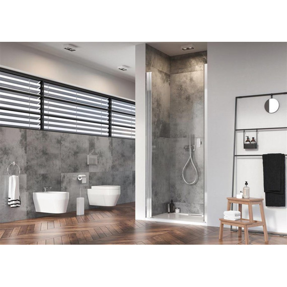 Душевая дверь Radaway Nes 8 DWJ I 70 см 10076070-01-01L (стекло 8 мм), хром/прозрачное фото 2