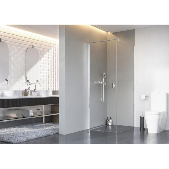 Душевое ограждение Radaway Nes 8 KDJ I 90x90 см L (стекло 8 мм), хром/прозрачное фото 2