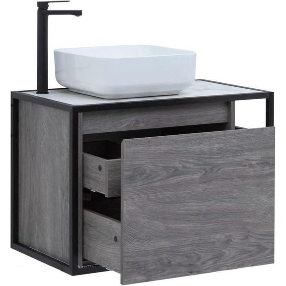 Тумба подвесная со столешницей Aquanet Nova Lite Loft 75 см 261654, дуб рошелье L - 7 Тумба подвесная со столешницей Aquanet Nova Lite Loft 75 см 261654, дуб рошелье L фото 7