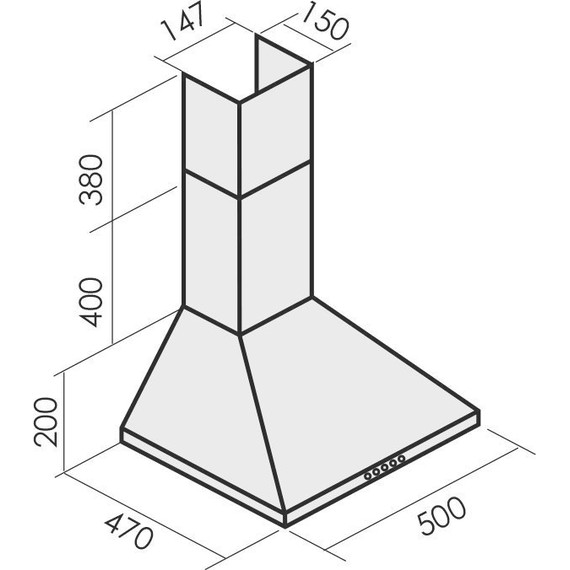 Вытяжка MBS Gerbera 150 inox - 2 Вытяжка MBS Gerbera 150 inox фото 2