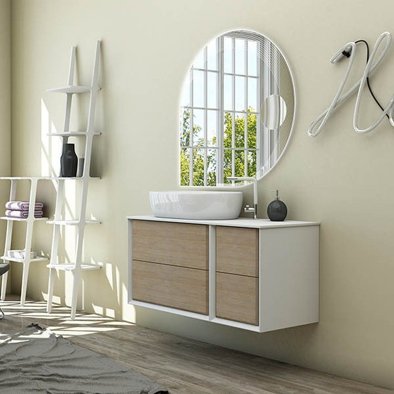 Модуль подвесной Cezares Bellagio 35 см 54719, белый/Rovere Tabacco фото 3