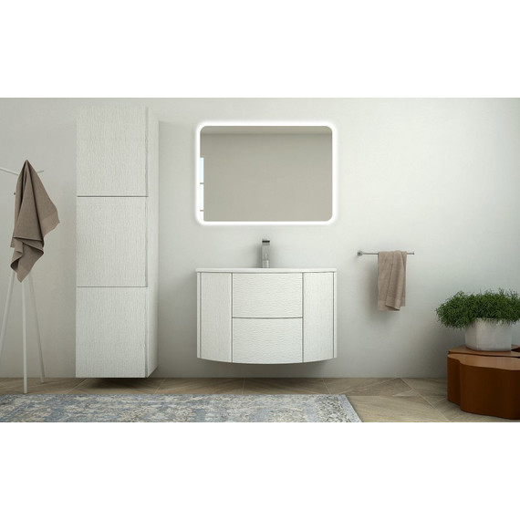 Тумба подвесная с раковиной Cezares Eden 90 см 55072, Frassino bianco - 3 Тумба подвесная с раковиной Cezares Eden 90 см 55072, Frassino bianco фото 3