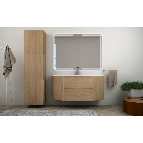 Тумба подвесная с раковиной Cezares Eden 120 см 54842, Rovere tabacco фото 2