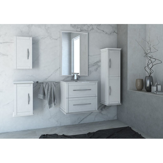 Зеркало Cezares Tiffany Led 59 см 45040, Bianco opaco фото 3