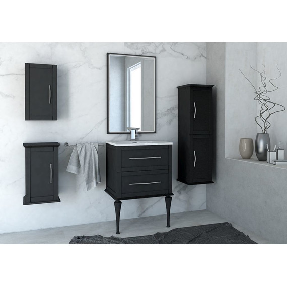 Шкаф подвесной Cezares Tiffany 34 см 54961, Nero grafite фото 3