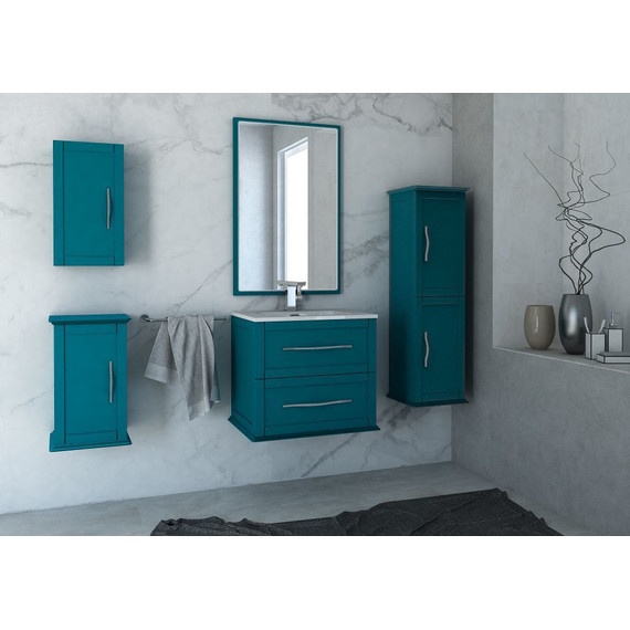 Пенал подвесной Cezares Tiffany 40 см 54965, Blu Petrolio фото 2