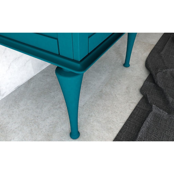 Тумба подвесная с раковиной Cezares Tiffany 75 см 54950, Blu Petrolio фото 6