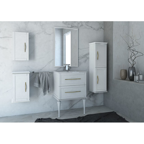 Тумба подвесная с раковиной Cezares Tiffany 60 см 54945, Bianco opaco - 4 Тумба подвесная с раковиной Cezares Tiffany 60 см 54945, Bianco opaco фото 4