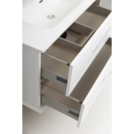 Тумба подвесная с раковиной Cezares Tiffany 75 см 54948, Bianco opaco - 7 Тумба подвесная с раковиной Cezares Tiffany 75 см 54948, Bianco opaco фото 7