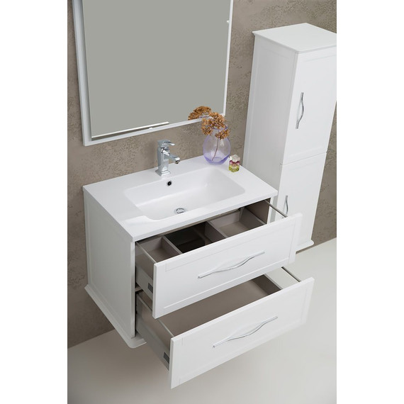 Тумба подвесная с раковиной Cezares Tiffany 60 см 54945, Bianco opaco - 8 Тумба подвесная с раковиной Cezares Tiffany 60 см 54945, Bianco opaco фото 8