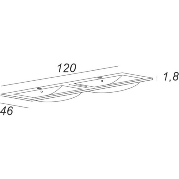 Тумба подвесная с раковиной Cezares Tiffany 120 см 54956, Blu Petrolio - 7 Тумба подвесная с раковиной Cezares Tiffany 120 см 54956, Blu Petrolio фото 7
