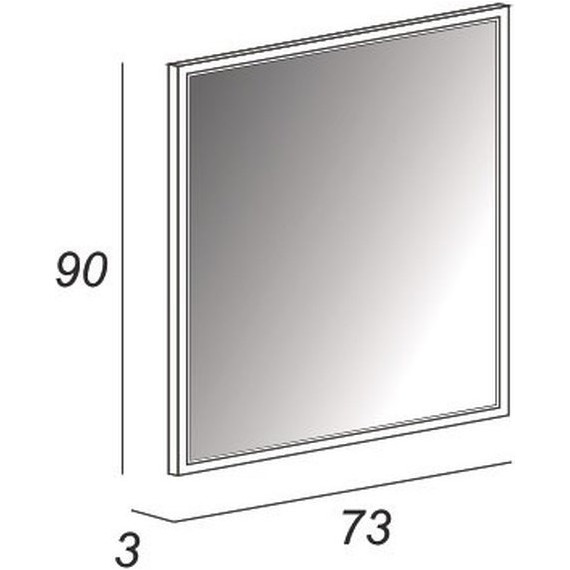 Зеркало Cezares Tiffany Led 73 см 45045, Blu Petrolio - 4 Зеркало Cezares Tiffany Led 73 см 45045, Blu Petrolio фото 4