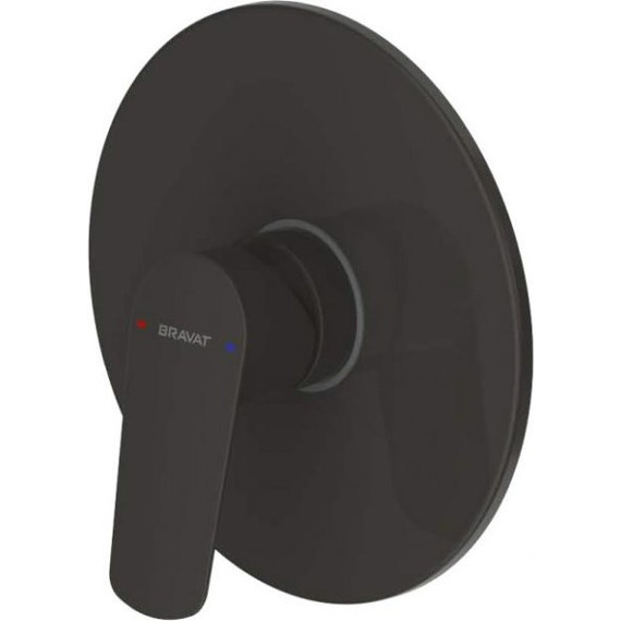 Смеситель для душа Bravat Rhein PB8429564BW-ENG, черный матовый, Цвет производителя: чёрный матовый фото 