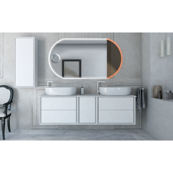 Тумба подвесная с раковиной Cezares Bellagio 70 см 54714, Bianco Opaco - 6 Тумба подвесная с раковиной Cezares Bellagio 70 см 54714, Bianco Opaco фото 6