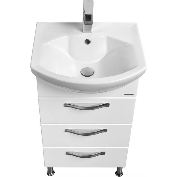 Тумба напольная с раковиной Акватон Ария 50Н см 1A1402K0AA010, белый - 4 Тумба напольная с раковиной Акватон Ария 50Н см 1A1402K0AA010, белый фото 4