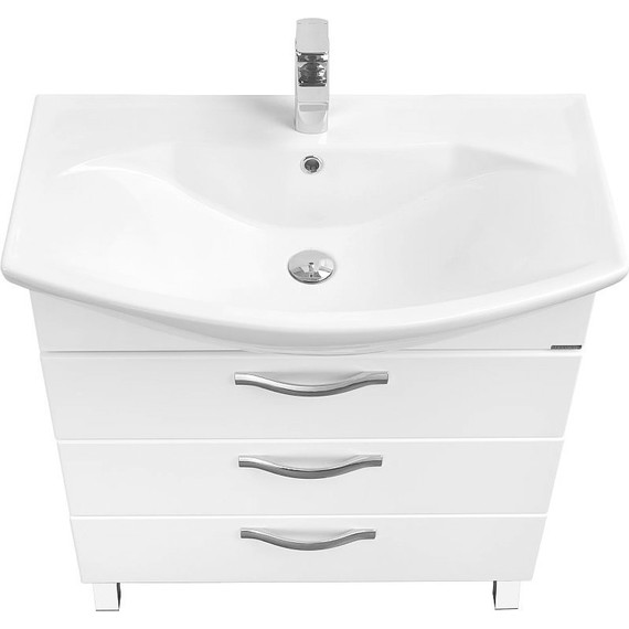 Тумба напольная с раковиной Акватон Ария 80Н см 1A1413K0AA010, белый - 4 Тумба напольная с раковиной Акватон Ария 80Н см 1A1413K0AA010, белый фото 4