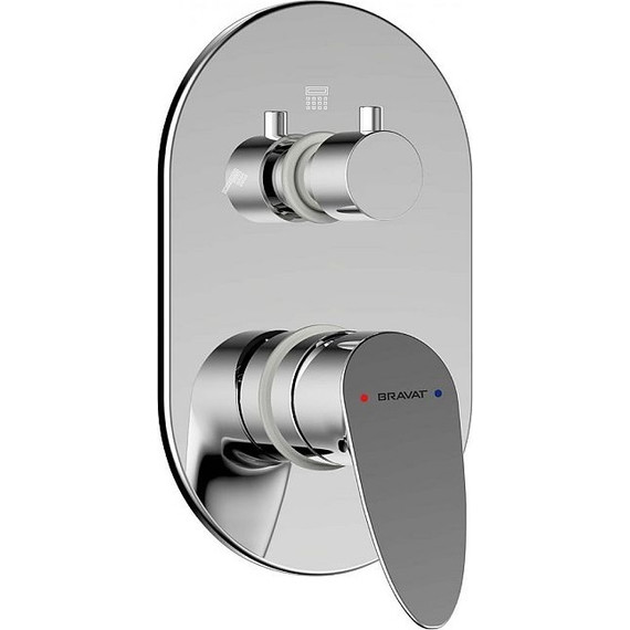 Смеситель для ванны Bravat Drop P69190C-RUS фото 