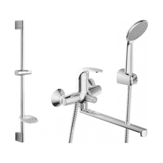 Смеситель для ванны Bravat Fit F00416C фото 