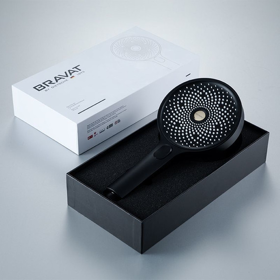 Ручной душ Bravat P70301BW-ENG, черный матовый фото 4