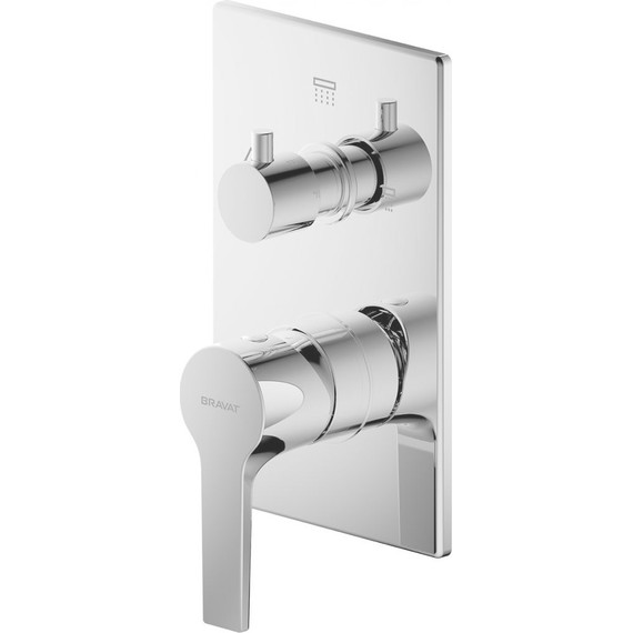 Смеситель для ванны Bravat Prolate P69218CP-3-ENG фото 