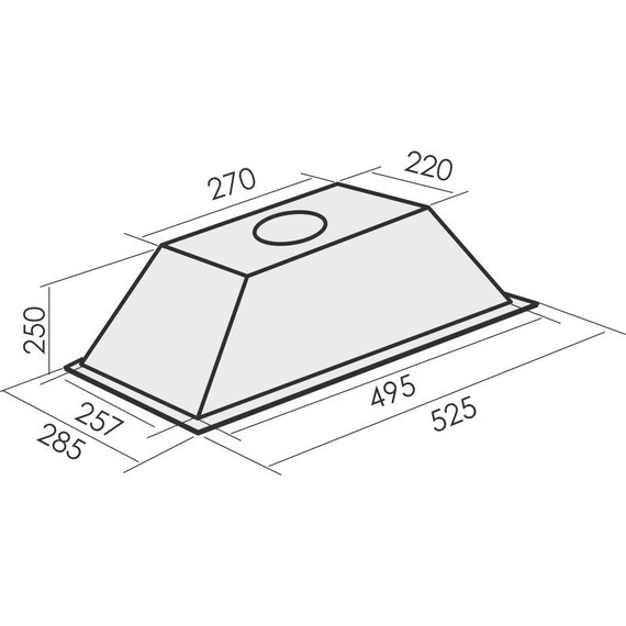 Вытяжка MBS Cassia 160 inox фото 2