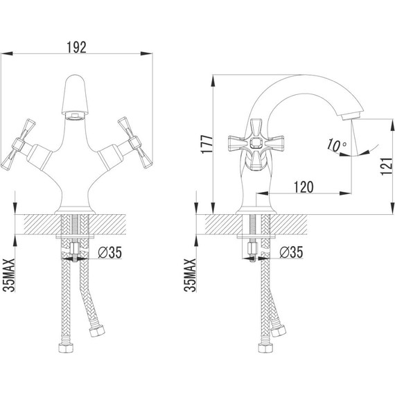Смеситель для раковины Lemark Benefit LM2506C фото 6