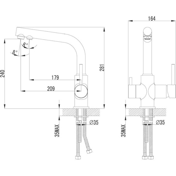 Смеситель для кухни Lemark Comfort LM3061C - 3 Смеситель для кухни Lemark Comfort LM3061C фото 3