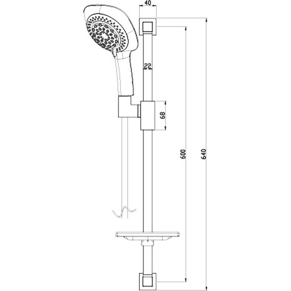 Душевой гарнитур Lemark LM8068C фото 3