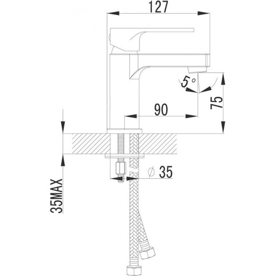Смеситель для раковины Lemark plus Grace LM1506C - 6 Смеситель для раковины Lemark plus Grace LM1506C фото 6