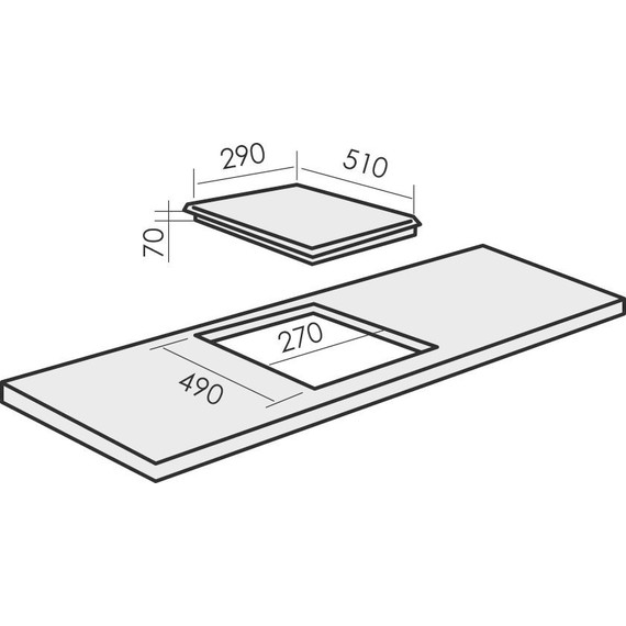 Индукционная варочная поверхность MBS PI-302 Domino фото 2