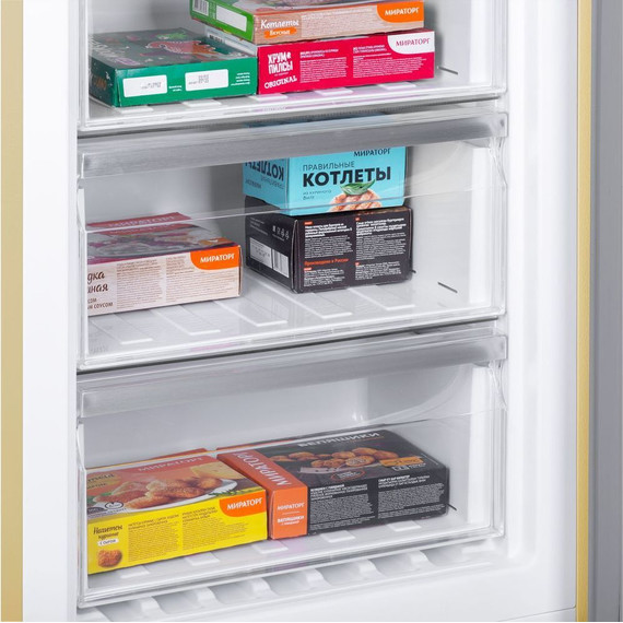 Двухкамерный холодильник Maunfeld MFF185SFBG фото 18