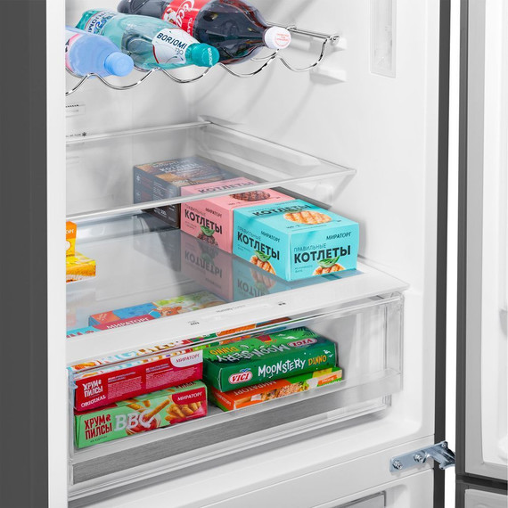 Двухкамерный холодильник Maunfeld MFF185SFSB - 15 Двухкамерный холодильник Maunfeld MFF185SFSB фото 15