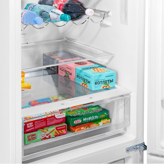 Двухкамерный холодильник Maunfeld MFF185SFW фото 14