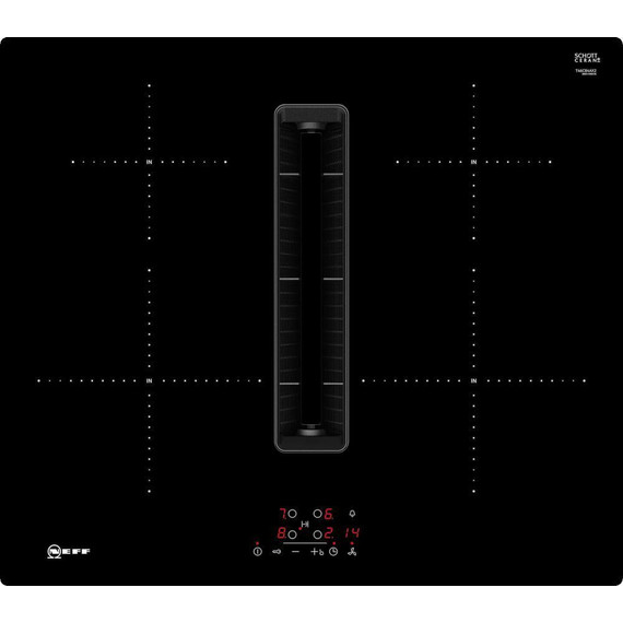 Индукционная варочная поверхность с интегрированной вытяжкой Neff N 50 T46CB4AX2 фото 