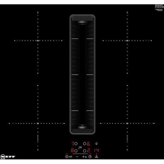 Индукционная варочная поверхность с интегрированной вытяжкой Neff N 50 T48CB1AX2 фото 
