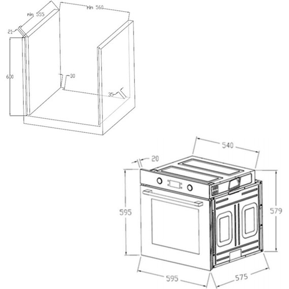 Электрический духовой шкаф Maunfeld AEOH.749S фото 17