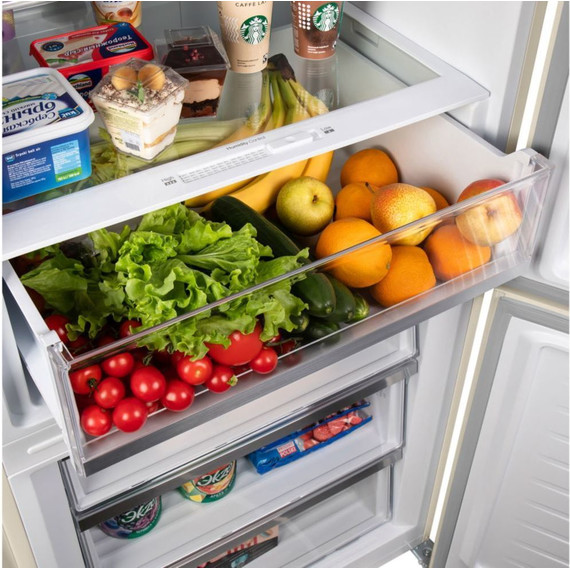 Двухкамерный холодильник Maunfeld MFF1857NFBG фото 8