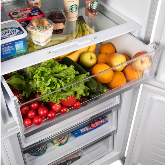 Двухкамерный холодильник Maunfeld MFF1857NFW фото 8